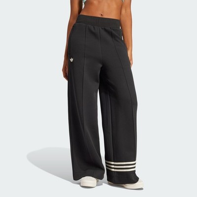 Adidas Adicolor Neuclassics Track Pants Black & Cream White Women's Size Small