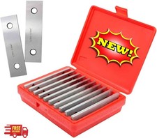 Juego de 10 pares de varillas paralelas de precisión de 1/8" x 6", precisión de 