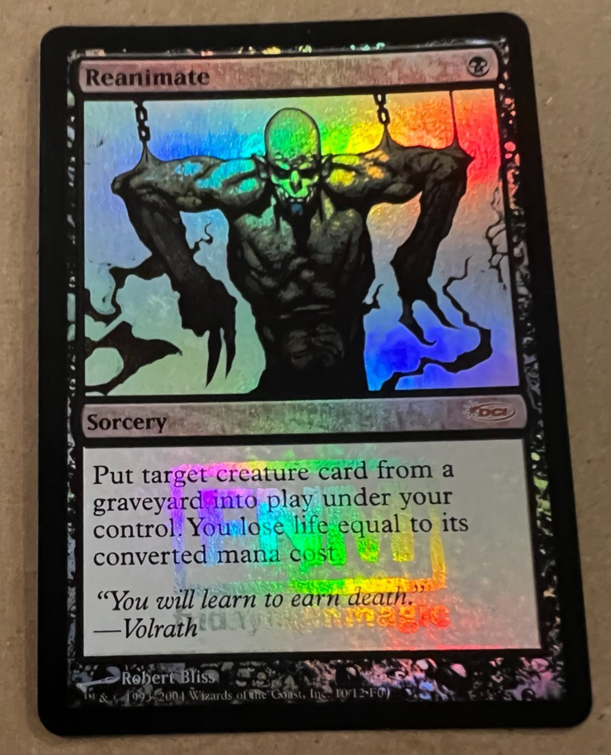 Foil - Reanimate - FNM Promo - Friday Night Magic - MTG - Magic the Gathering | eBay Foil - Reanimate - FNM Promo - Friday Night Magic - MTG - Magic the Gathering | eBay
