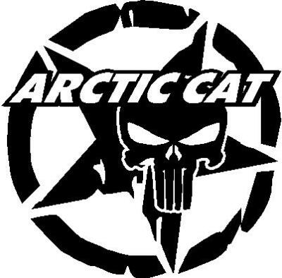 Download Arctic Cat Skull Star Snowmobile Decal Vinyl Window Sticker Large 10 Ebay PSD Mockup Templates