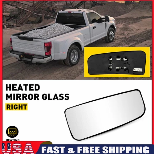 Fit Ford F150 Pickup Truck Towing Mirror Glass Heated Lower Passenger Right Side