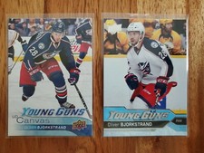 2016 17 Upper Deck Oliver Bjorkstrand Young Guns LOT! #243 & C116