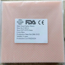 15 15cm Aquaplast splint thermoplastic nasal splint sheets with 1.6mm 20pcs