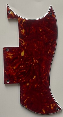 For Fit Epiphone SG Special Style Guitar Pickguard 4 Ply Red Tortoise