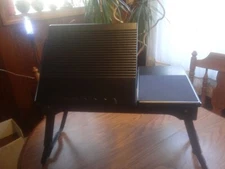  Adjustable Laptop Bed Tray Table With Light Portable Workstation Black