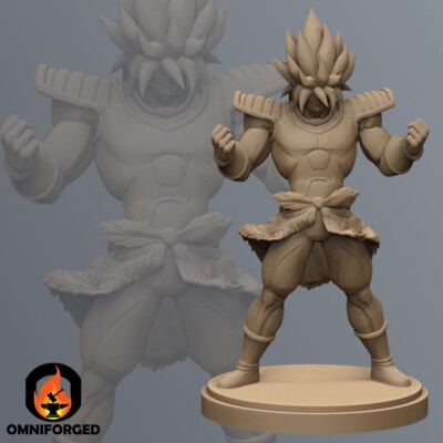 Dragon Ball Broly Super Saiyan Miniature 3D Printed Resin Mini Miniature Proxy
