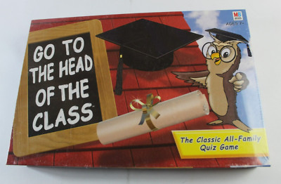Hasbro Go To The Head Of The Class classic all-family quiz board game 2005 NEW