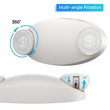 Spectsun 1 Pack Led Emergency Light Exit Lights Commercial Emergency Lights