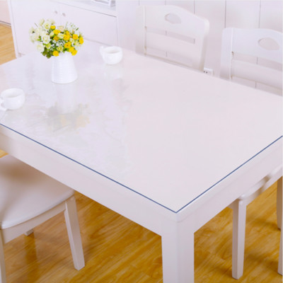 Tovaglia in PVC protettiva trasparente per tavolo,lavabile,impermeabile resistente al calore,per tavolo e scrivania,larghezza e lunghezza a scelta (Spessore:1.5mm,Dimensione:100x205cm/39.4x80.7in