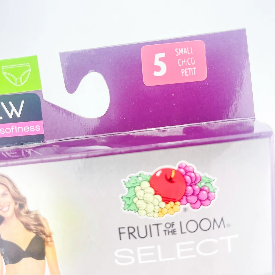 Braguita de bikini Fruit Of The Loom Select cintura de encaje 3 quilates talla 5 pequeña modal Foto 2 de 4