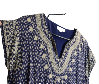 sachin and babi light blue dress Thml Vianney Short Sleeve Embroidered Detailed Dress- Sale S