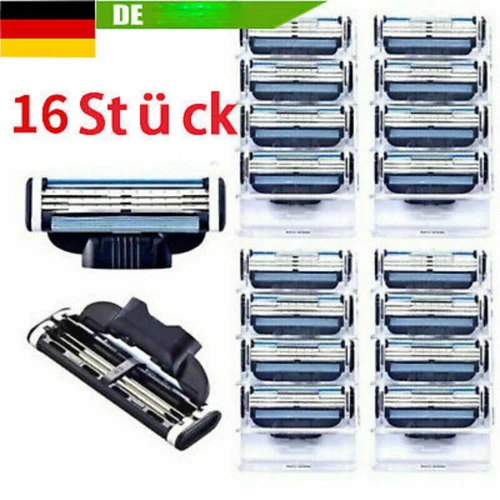 24 Stück Rasierklingen Für Gillette Mach 3 Edelstahl Klingen Ohne-OVP - Bild 8 von 11