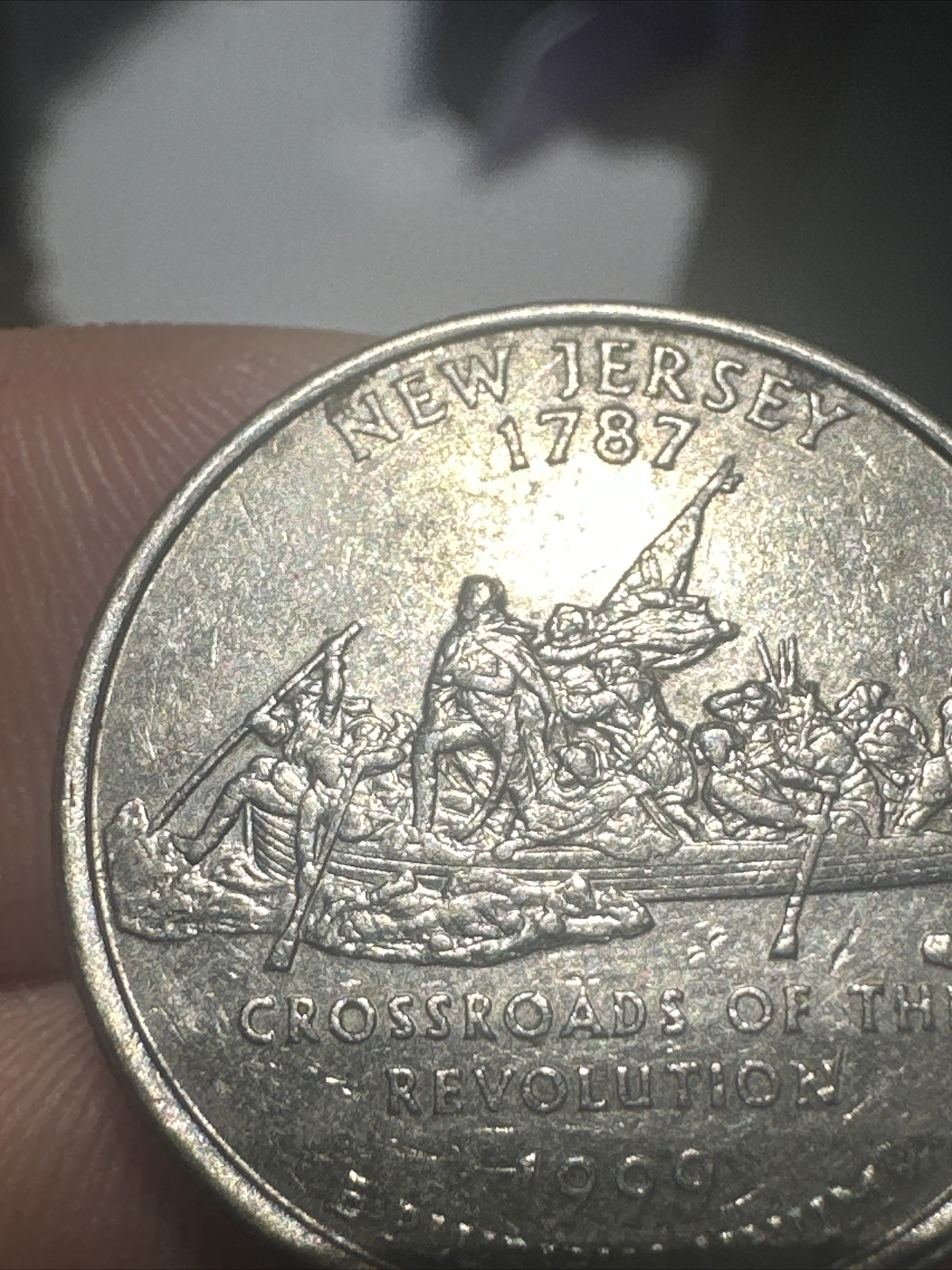 1999D New Jersey 1787 Crossroads of the Revolution Quarter Nice! eBay