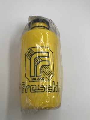 Borraccia FRESCHI MILANO ALE TORINO SIGILLATA Bidon sealed  NEW NOS NUOVA Gialla