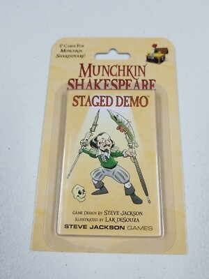 SJG Munchkin Shakespeare - Staged Demo New Steve Jackson Games