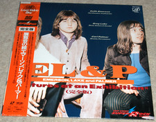 EMERSON, LAKE AND PALMER Pictures And Exhibition JAPAN LASERDISC LD NTSC