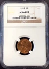 1919 Lincoln Cent certified MS 64 RB by NGC!