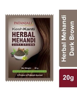 KESH KANTI HERBAL MEHANDI 20gm each (Pack Of 6pcs) + Free Brush FREE SHIPPING
