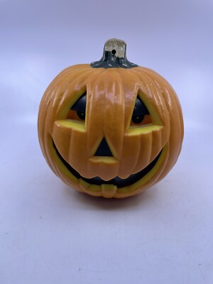 Vintage 90s Talking Light-Up Jack O' Lantern Pumpkin Halloween
