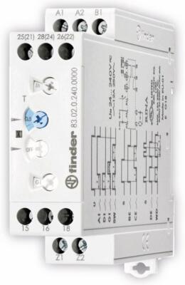 Finder Multifunction Time Relay 83.02.0.240.0000 - 240V AC/DC, SPDT New