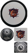 HAMILTON BULLDOGS AHL OFFICIAL HOCKEY PUCK INGLASCO MFG. MADE IN SLOVAKIA 🇸🇰