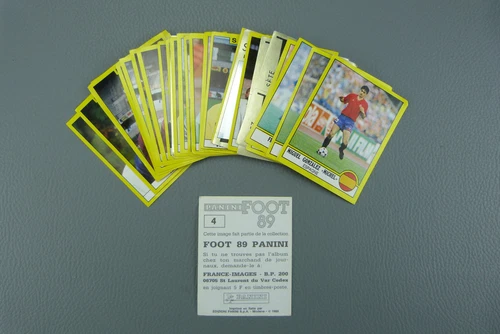1989 PANINI FOOTBALL Retail Images.