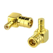 2-PCS SMB Male to Female Right Angle Connector Fakra Adapter for Sirius XM Radio