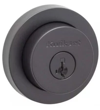 Kwikset 158RDT-S.STRKP Milan Single Cylinder Keyed Entry Deadbolt - Black