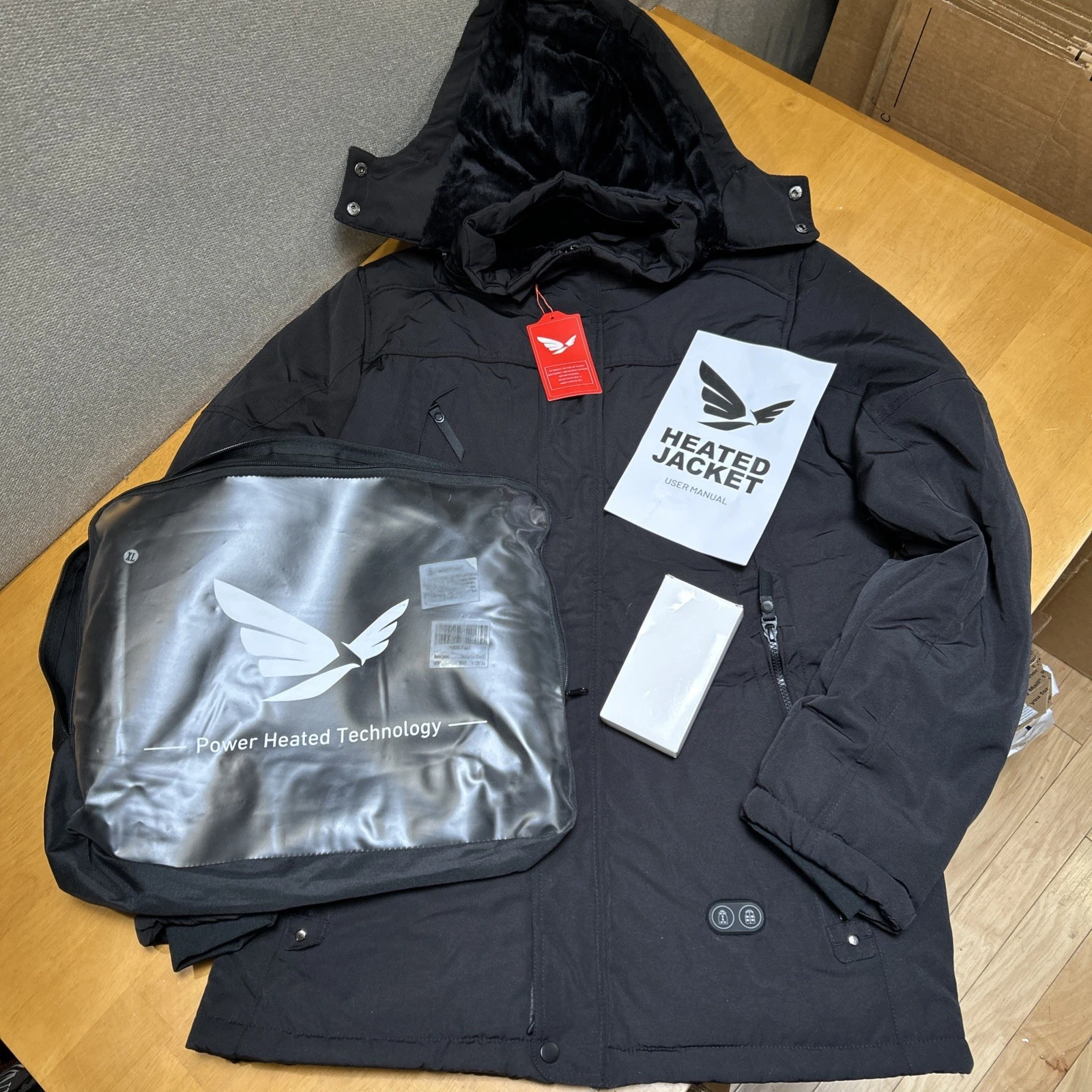 Heated Jacket Soft Shell Black Coat Size XL
Opens in a new window or tab