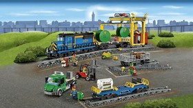 LEGO City 60052 Cargo Train 888 pcs Complete Set w/ Track & Manuals No Box