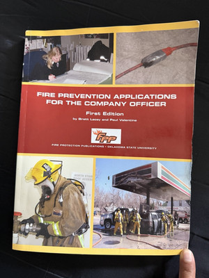 Fire Prevention Applications 1st Ed by Lacey & Valentine, Paperback