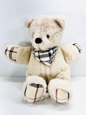 Burberry Fragrance 12  Teddy Honey Bear Plush Classic Nova Check Paws  Bandana