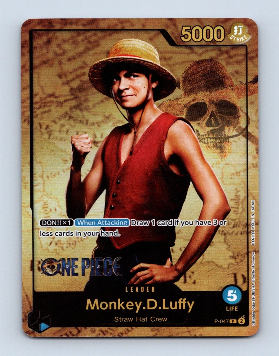 Monkey.D.Luffy P-047 One Piece Promotion Cards for sale | eBay