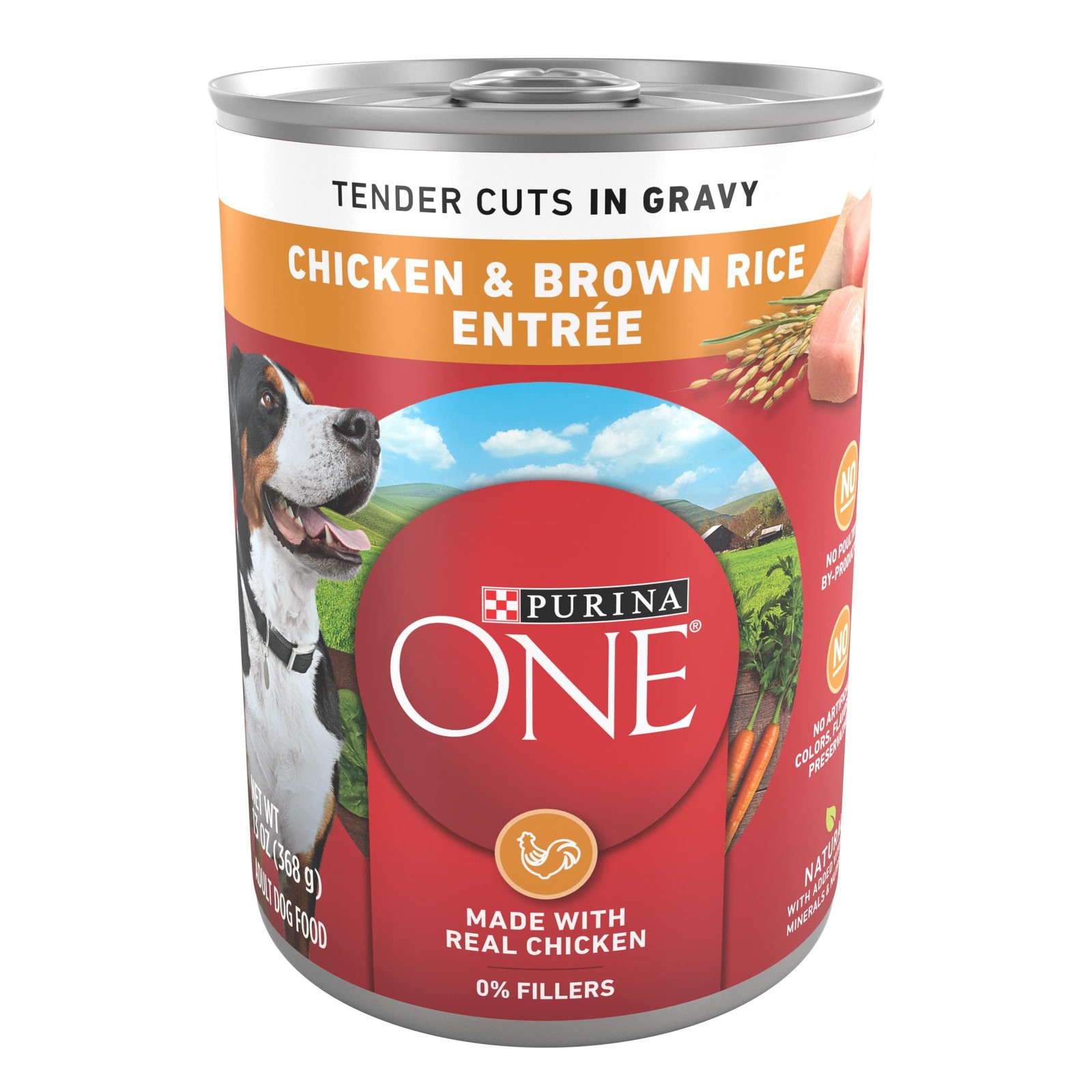Purina ONE Natural High Protein Dog Food, Tender Cuts in Gra