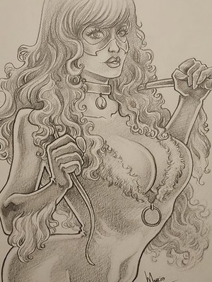 Marvel Black Cat     Comic Original Art by Marcio Fernandes 2021