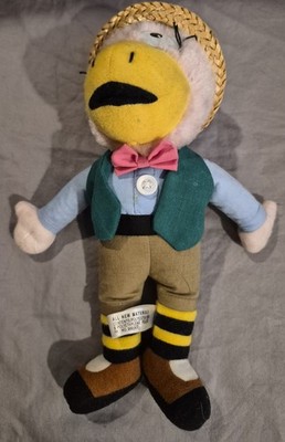 A stuffed character of the St. LOUIS post-Dispatch Weatherbird in great shape 9''