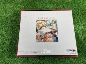 3x98 SS Sega Saturn Langrisser I Game Software Box Instruction Tested and