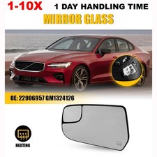 Mirror Glass For 2010-2017 Chevy Equinox 2010-2017 Gmc Terrain Left Side Heated