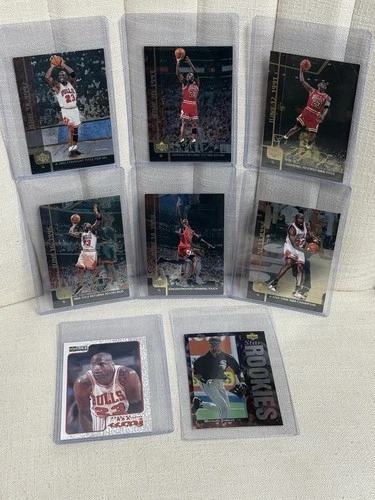 (8) CARD LOT! Michael Jordan Oversized Chicago Bulls NBA MLB