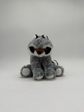 The Bear Factory Gray Raccoon Plush Stuffed Animal 11"