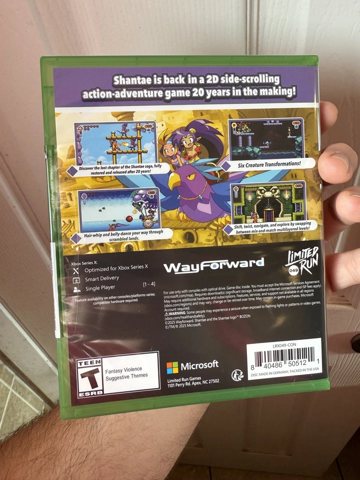 Shantae Advance: Risky Revolution Xbox Series X Limited Run #49 10th Anniversary - Image 3 of 4