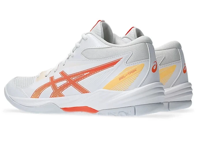 ASICS GEL TASK 4 MT  Scarpe Pallavolo Donna Volley Volleyball 1072A105 103 Bianc - Immagine 2 di 4