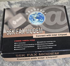 56K Fax Modem-Voice/Data/Fax Intel Chipset-Vintage