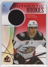 2024 Upper Deck SP Game Used Authentic Rookies Red Jersey Cutter Gauthier 1u17