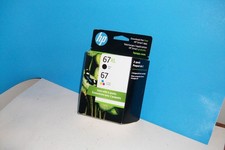 GENUINE HP 67XL BLACK HP 67 TRI COLOR COMBO PACK EXP 09-2025 UNOPENED