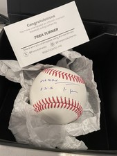 2017 Fanatics Authentic Under Wraps NXT LVL Autographed Baseball 12