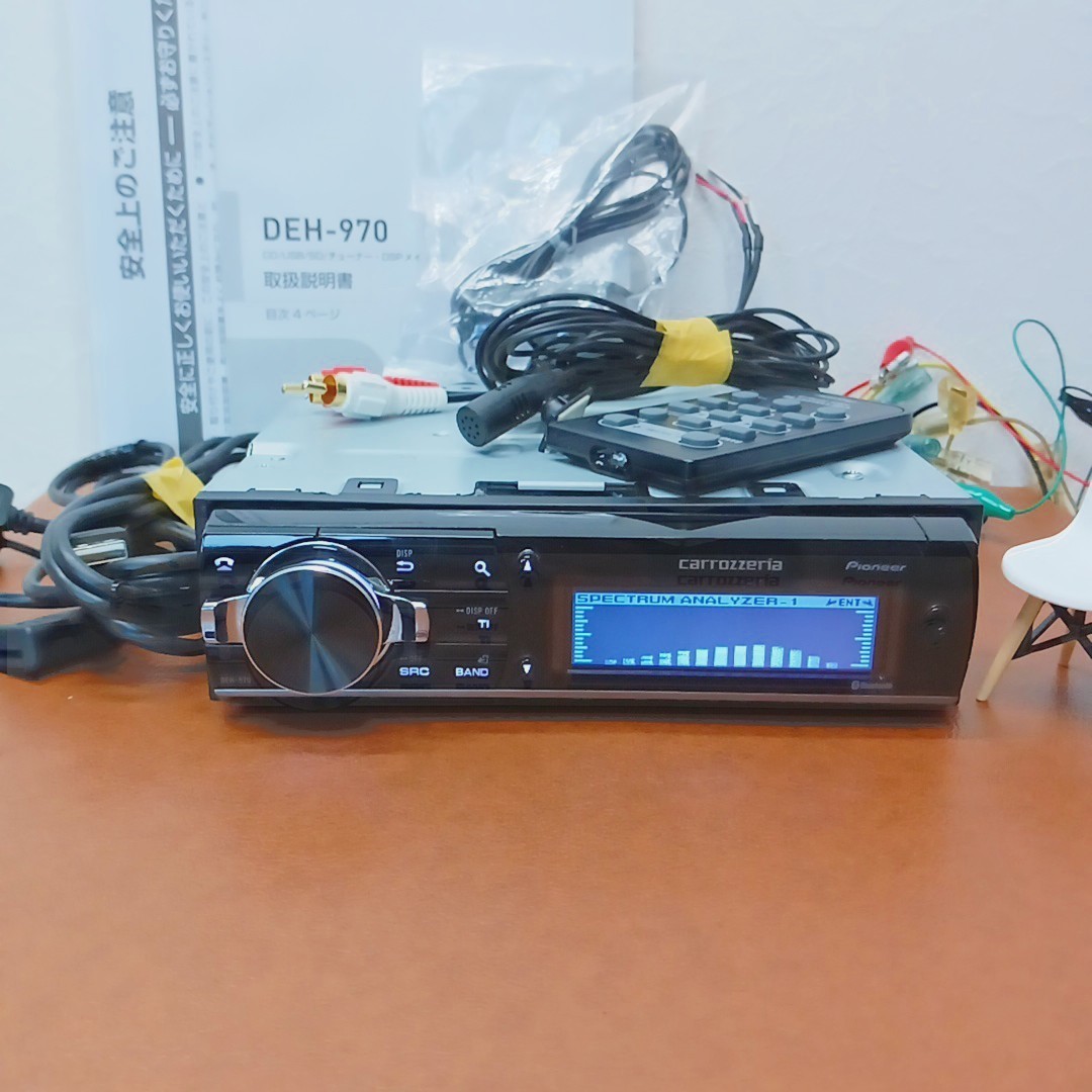 Pioneer Carrozzeria DEH-970 1DIN Car Audio CD USB Bluetooth DSP