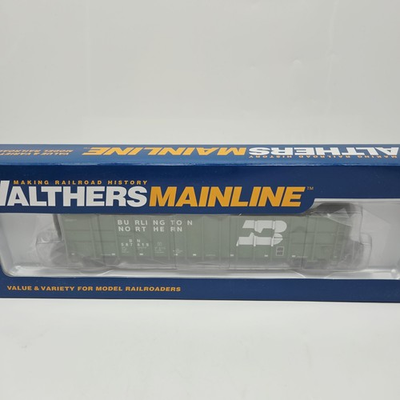 #ad Walthers MainLine 910 6101 Burlington Northern 61#x27; Wood Chip Gondola 598619 $22.95