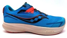 Saucony Girl's Running Shoes Kids Ride 15 Athletic Sneakers PWRRUN Lightweight