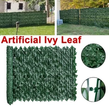 118"x39" Artificial Privacy Fence Wall Screen Faux Ivy Leaf Outdoor Garden Trap